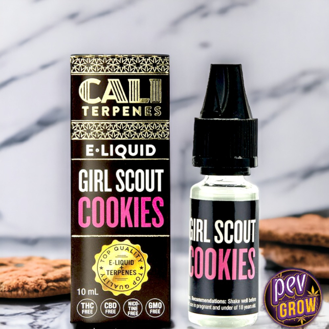 Acquista liquido sigaretta elettronica Girl Scout Cookies Cali Terpenes su  Pevgrow.