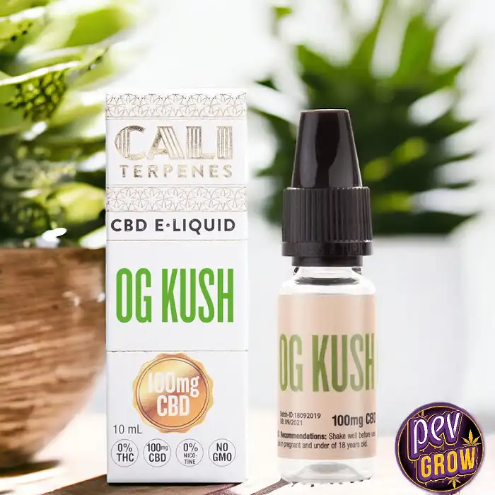 CBD E Liquid OG Kush, Buy CBD Vaping Liquid Cali Terpenes