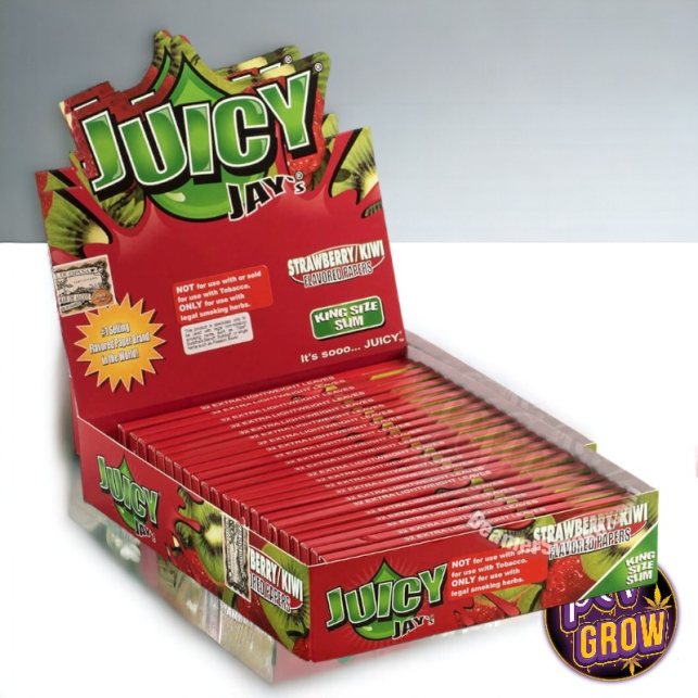 Buy Juicy Jay's King Size Raspberry Flavored Rolling Papers at PEV.