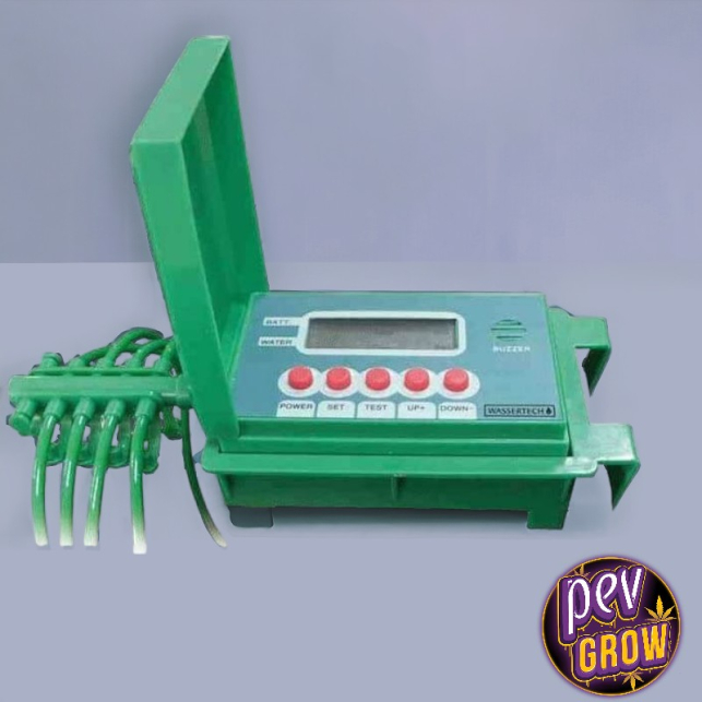 Wassertech batterypowered irrigation controller pevgrow