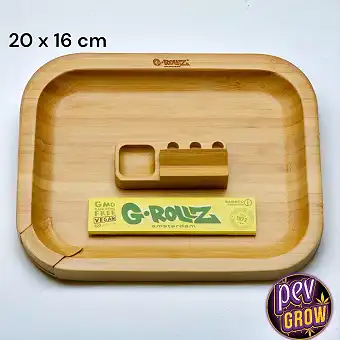 G-Rollz Bamboo Rolling Tray...