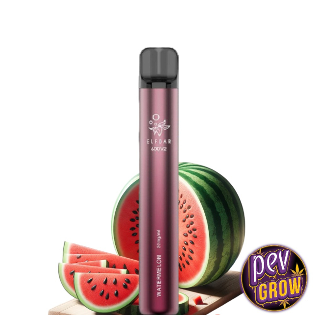 Buy Cheap Watermelon 600puffs V2 Elf Bar Disposable Pod at PEV.