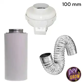 100mm VK Koolstof Afzuigset...