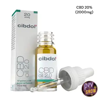 20% CBD Olie 10ml, Cibdol...