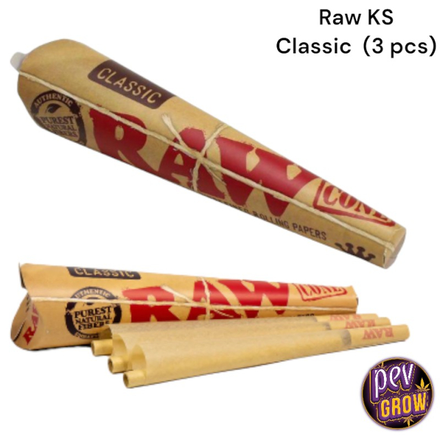 Compra Raw Cones 3 Pack King Size Slim Pre Liados Pevgrow