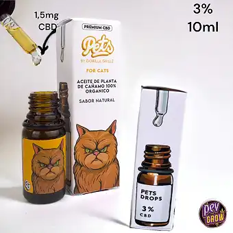 CBD eļļa kaķiem 3% –...