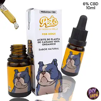 6% CBD õli koertele...