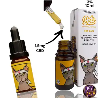 Aceite CBD 3% para Gatos...