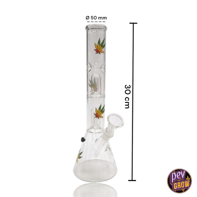 Pipe A Eau Bongbongbong Verre Avec Percolateur, Bong En Verre Avec Fumoir En Nid D' Abeille, Kit Hooahk En Verre, Pipe à Eau, Grande Pipe à Eau Avec Accessoires Bong-A Pipe A