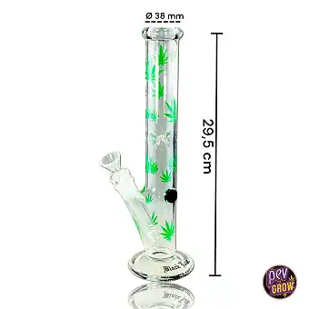 Чорний лист Ice Crystal...