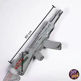 Bong di Cristallo AK-47 50 cm
