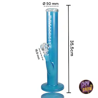 Bong Cristal Ice Azul 35 cm