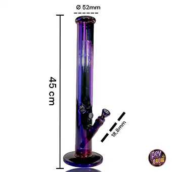 Purple Crystal Ice Bong 45 cm