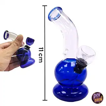 Kék Mini Crystal Bong 11 cm...