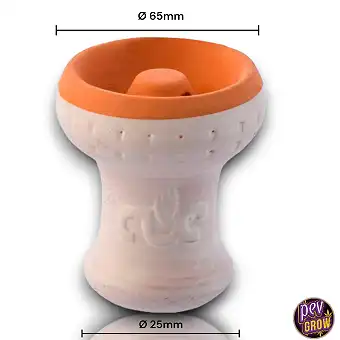 Valge ja oranž savist...