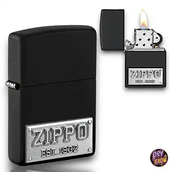 Zippo Lighter License Plate...