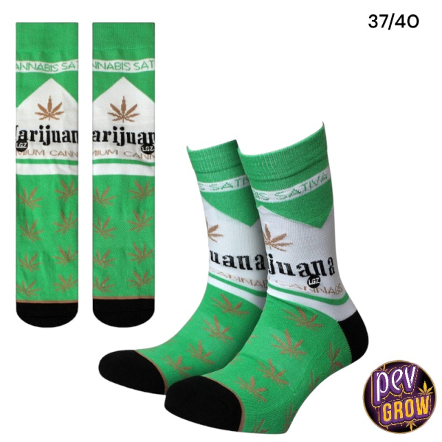 Buy 420 Mari-Juana Socks: Maximum Comfort with Cannabic Style | PEV