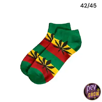 420 Rasta Ankle Socks