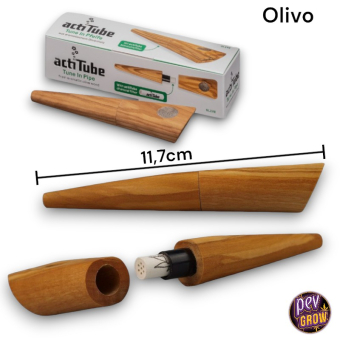 Compra Pipa actitube en madera de olivo