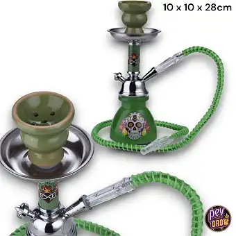 28 cm Ceramic Skull Shisha