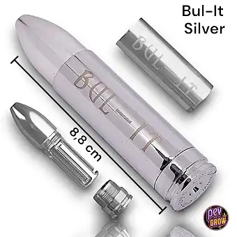 Amazed Bul-It Silver Weed Pipe