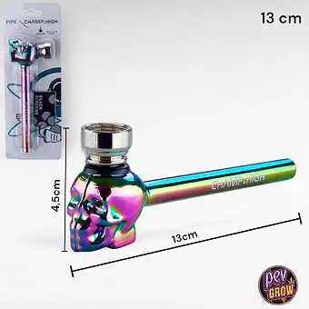 Pipe en Verre Crâne de 13 cm