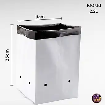 Pack de 100 bolsas brancas...