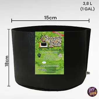 Vasi in tessuto Smart Pot 3,8L