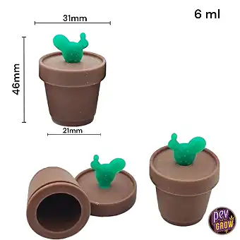 6 ml Cactus Silicone Boxes...