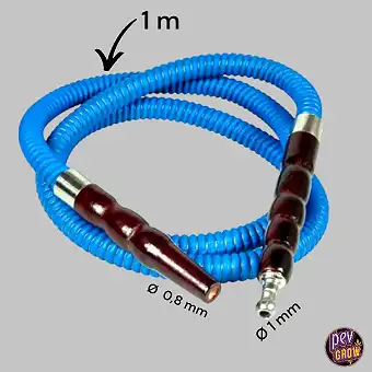 1 Meter Vasspipeslange Blå...