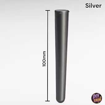100 mm ezüst színű cigár...