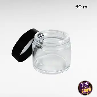 Pot rond en verre 60ml