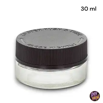 Pot rond en verre 30ml