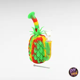 Bong in Silicone Ananas con...