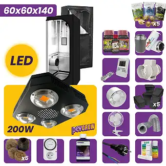 Growbox komplettset LED...