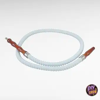 1-meter White Shisha Hose