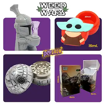 Set Fumător Star Weed Wars...