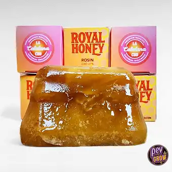 Rosin CBD Wax Royal Honey