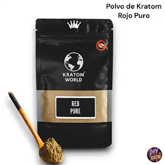 Čistý červený prášek Kratom...