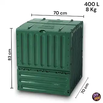 Double Door Compost Bin 400L