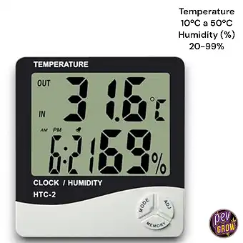 Large screen thermo-hygrometer