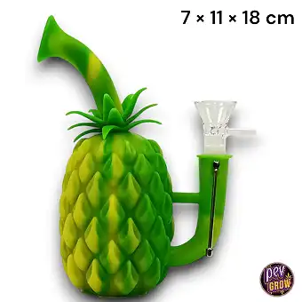 Bong en Silicone Ananas...