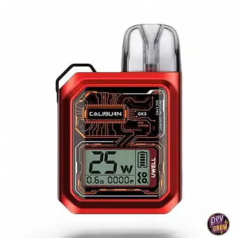 Vapeador UWELL Koko GK3 KIT Rojo 900 mAh