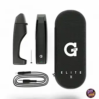 Black G-Pen Elite II: Ihr perfekter Begleiter zum Verdampfen von trockenen Blüten