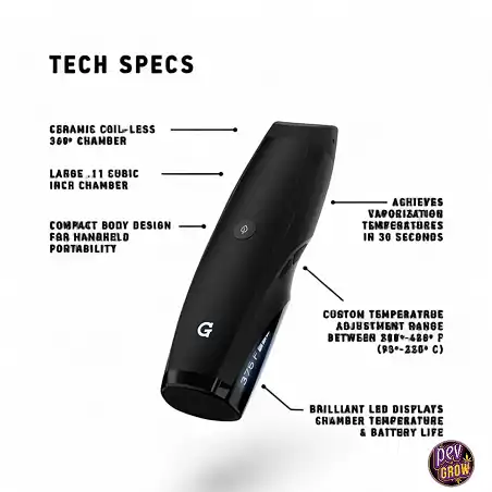 Black G-Pen Elite II: Ihr perfekter Begleiter zum Verdampfen von trockenen Blüten