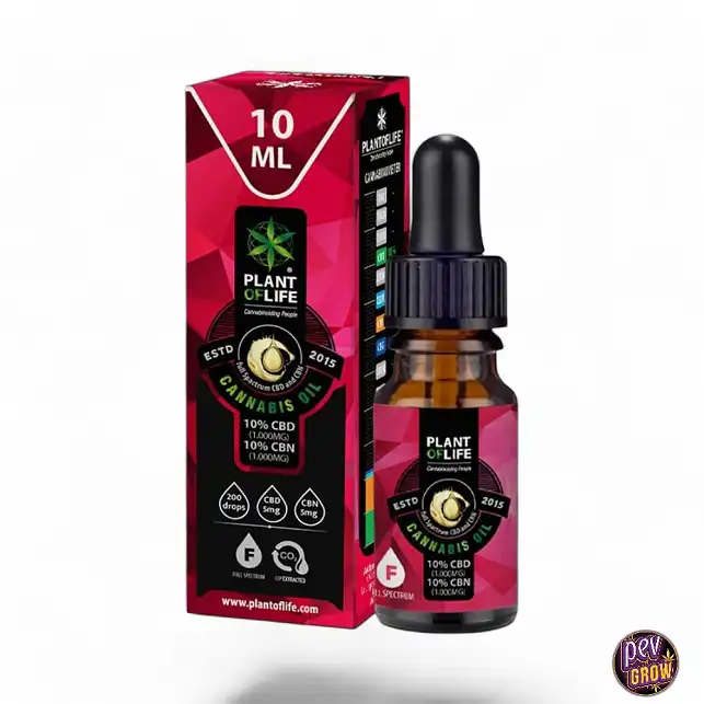 Acheter Huile CBD Plant of Life Remedy 10% CBD - 10% CBN 10 ml