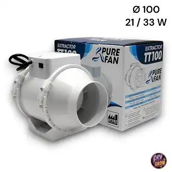Extractor Pure Fan TT 100 –...