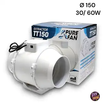 Extractor Pure Fan TT 150 –...
