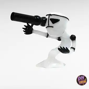 White Glass Bazooka Alien...