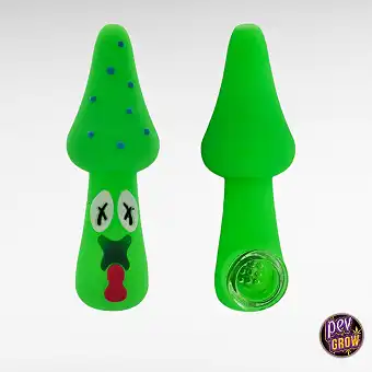 Pipa in silicone verde neon...